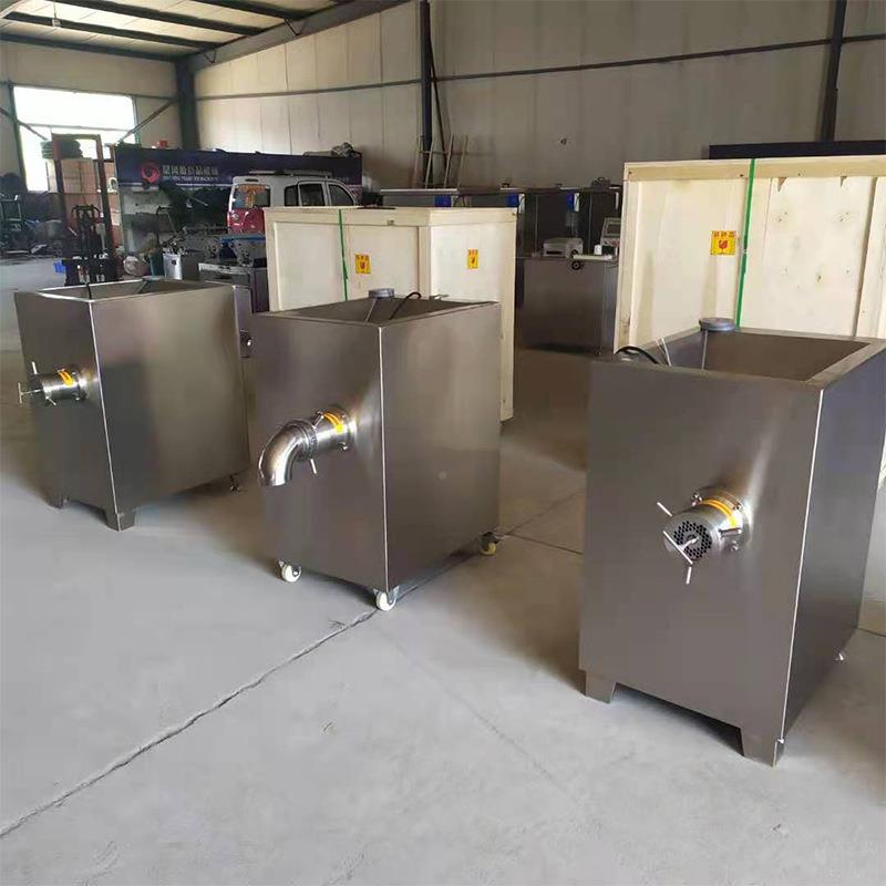 用QCT自动冻肉绞肉机 不锈商钢猪肉立式绞肉全机羊 绞肉碎肉设备