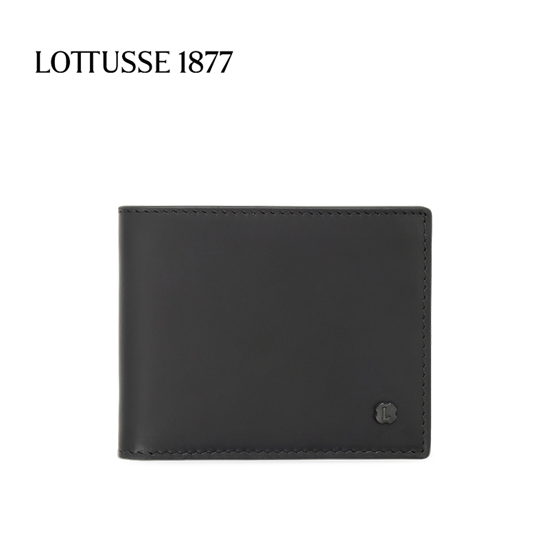 LOTTUSSE/乐途仕简约时尚牛皮男士钱包卡包9.6X7.7cm
