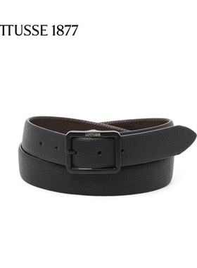 LOTTUSSE/乐途仕新款牛皮手工商务职场经典舒适男士腰带皮带