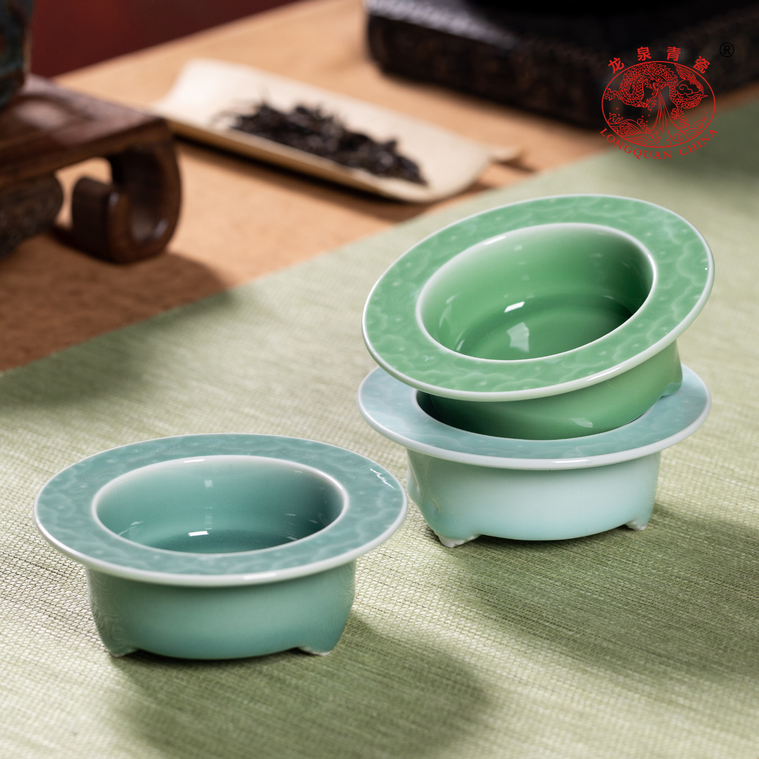 龙泉青瓷香炉创意摆件陶瓷禅意香薰炉驱蚊客厅家用室内沉香檀香炉,餐饮具,茶道/香炉,淘宝优惠券,粉丝福利购,淘宝优惠卷