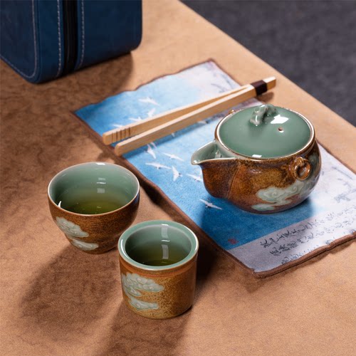 【官方正品】一壶两杯旅行茶具