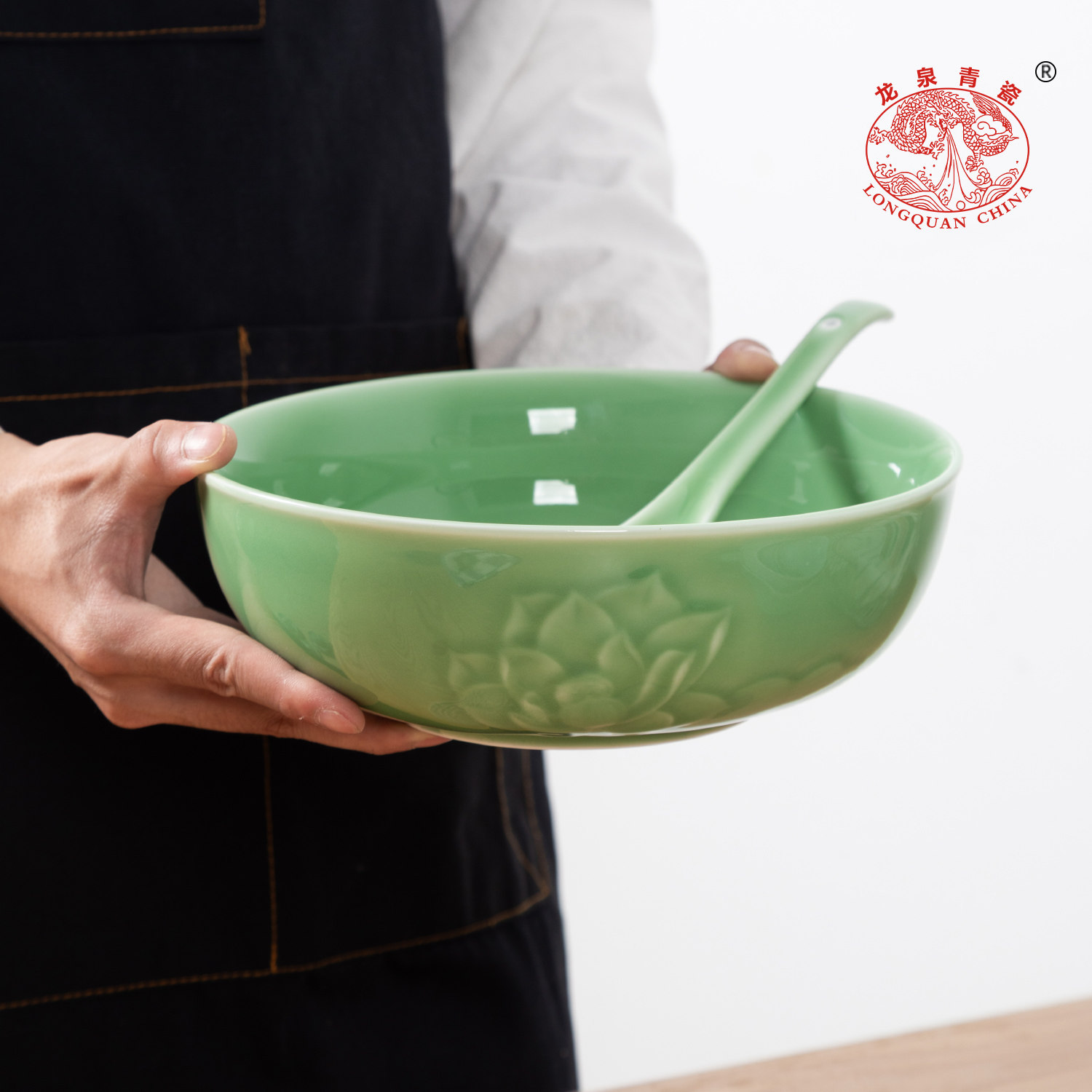 龙泉青瓷汤碗家用2025新款大号容量面碗陶瓷汤盆酸菜鱼大盆泡面碗,餐饮具,碗,淘宝优惠券,粉丝福利购,淘宝优惠卷