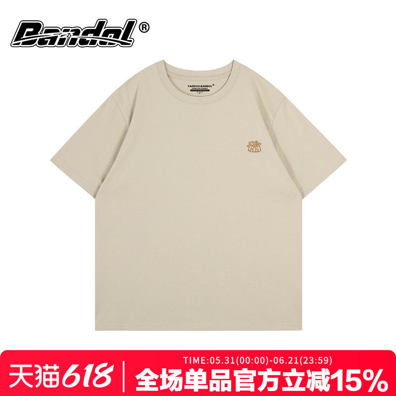 古着感vintage休闲原宿风短袖t恤女宽松大码BF街头风百搭韩版上衣
