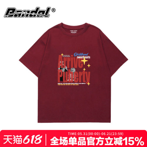 vintage美式复古潮牌短袖t恤