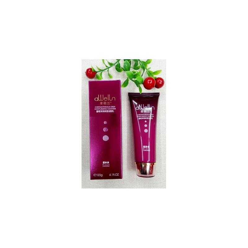 拆套盒发裸瓶奥薇兰墨菊深润保湿洁面乳120g洗面奶奥微兰洁净泡沫