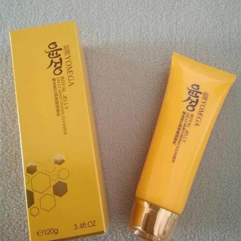 拆套盒裸瓶尤美佳蜂皇浆巨润保湿洁面乳120g红石榴红参蜗牛随机发