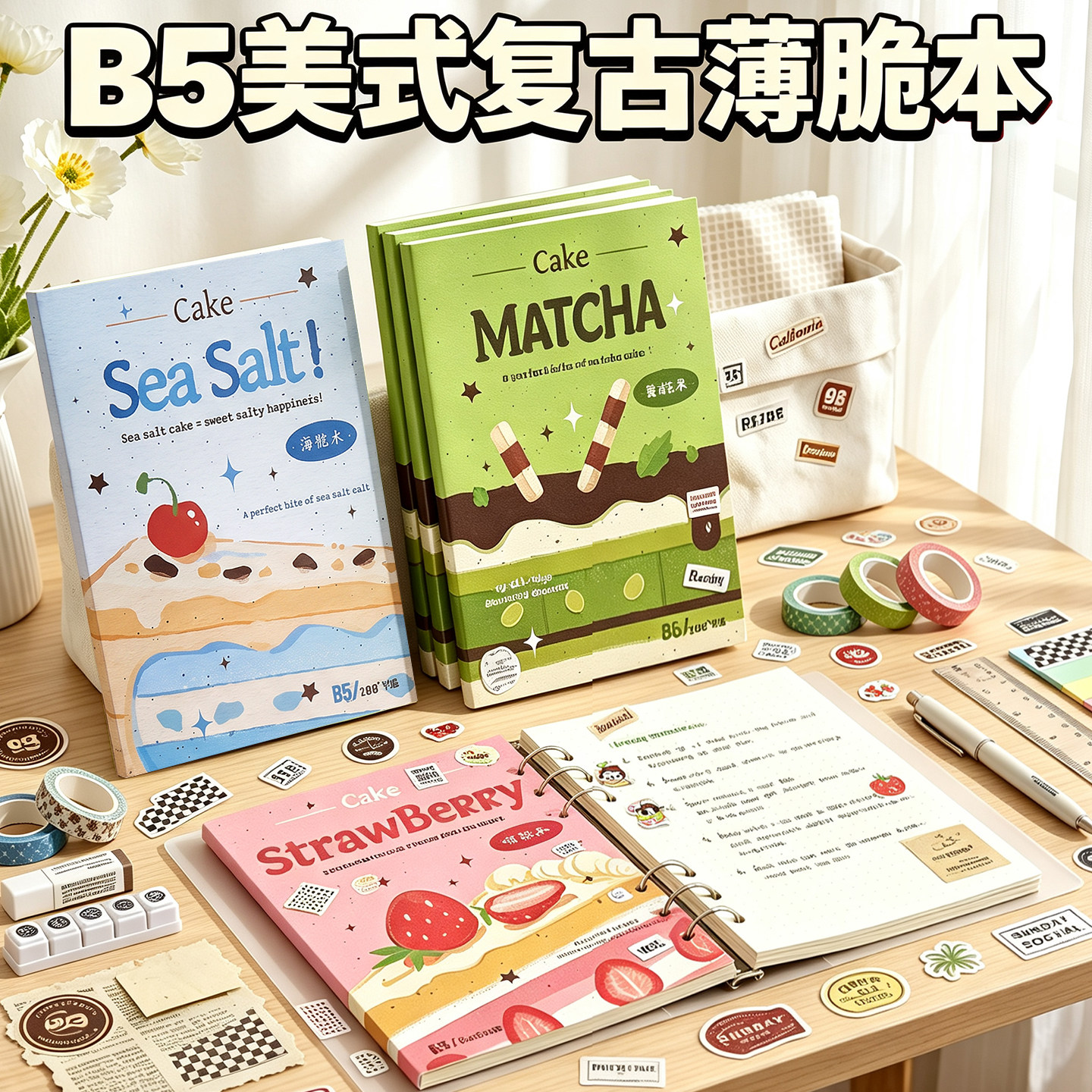美式薄脆本甜品B5高颜值ins风