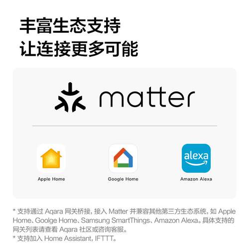 Aqara绿米人体存在传感器FP1E毫米波雷达AI智能homekit感应开关