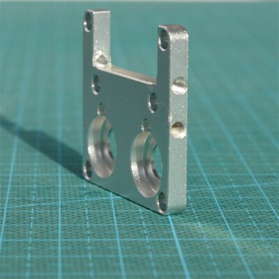 UM2 3D打印机Ultimaker2挤出机热端固定铝座上下固定铝座铝片