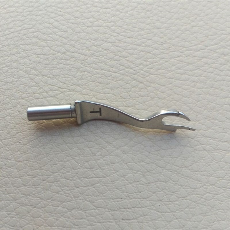 工业翘边机挑裤脚机家用撬边机配件拨线叉针佛手盲缝机T型弯针