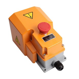 带自锁脚踏开关LTH-1/6带急停按钮脚踩式220V/380v银点15A