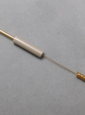 Au 0523黄金丝电极 0.5mm230mm黄金丝电极 PEEK封装
