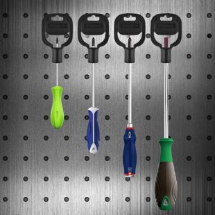 同博工具螺丝刀起子挂卡 展示型塑料夹紧吊牌吊卡挂钩插刀杆专用