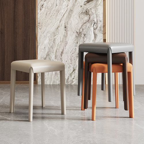 马鞍凳子家用极简可叠放餐