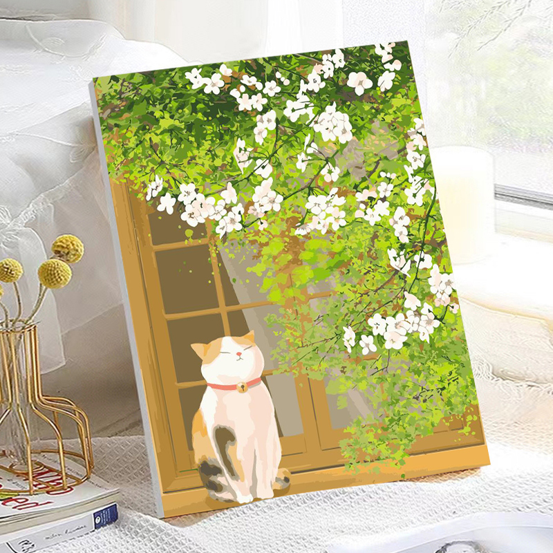 人人都能画的数字油画diy填色画