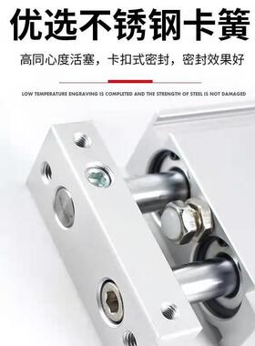 CXSWM CXSW6/10/15-20-30-40-50-60-75-100双出导杆挡板滑台气缸