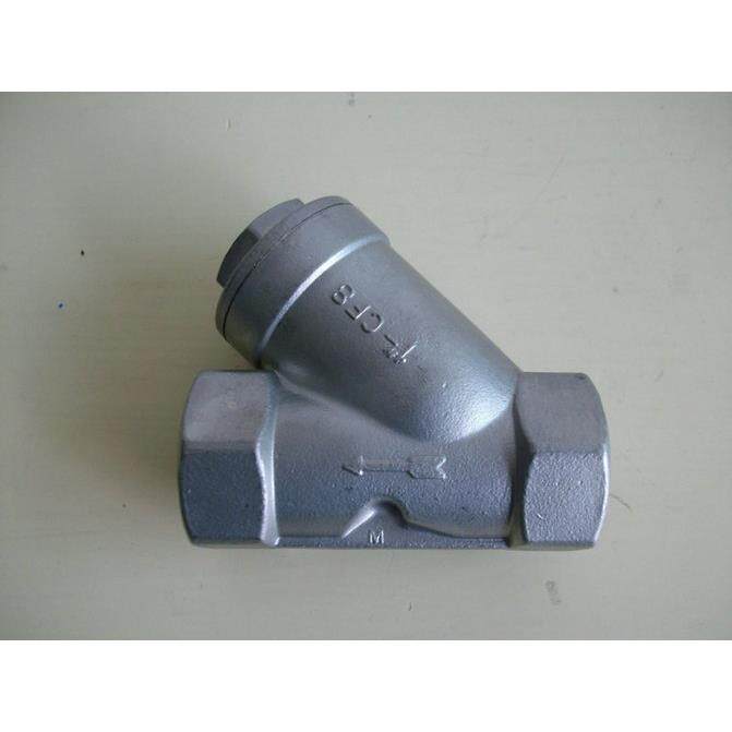 304不锈钢丝扣过滤器丝口内螺纹水蒸汽Y型过滤器DN15 20 25 40 50