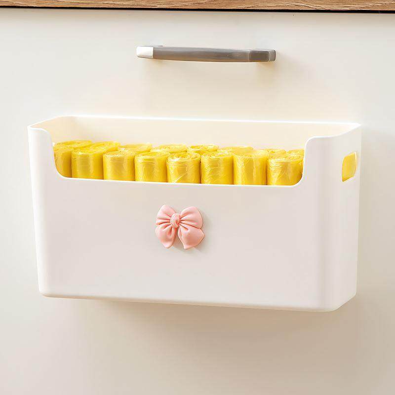 垃圾袋收纳神器厨房挂袋壁挂式免打孔方便袋胶袋袋子塑料袋收纳盒,3C数码配件,USB多功能数码宝,淘宝优惠券,粉丝福利购,淘宝优惠卷