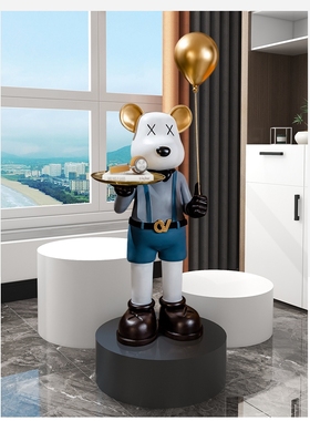 暴力熊摆件增高底座展示台