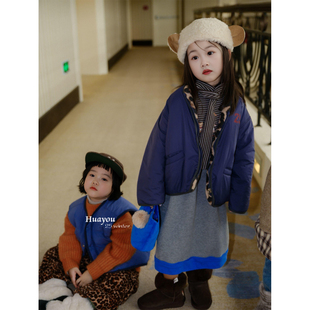 儿童羽绒服2025冬装新款女童保暖中大童高级感白鸭绒短款羽绒外套