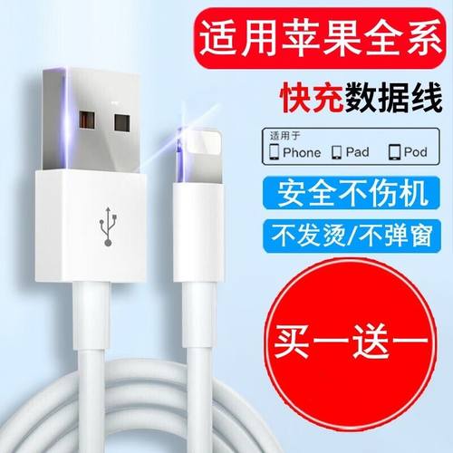 ipad充电线USB加长线适用苹果x/xr/max手机快充线11闪充线12插头13PD充电线se数据线mini通用