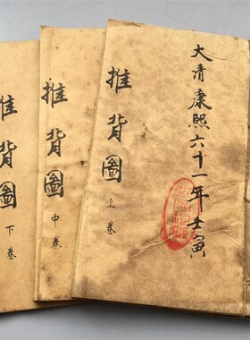 古书籍老旧地理推背图全