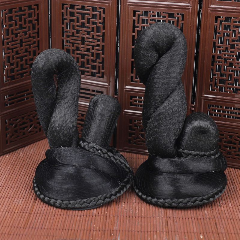 古风汉服古装发髻一体式