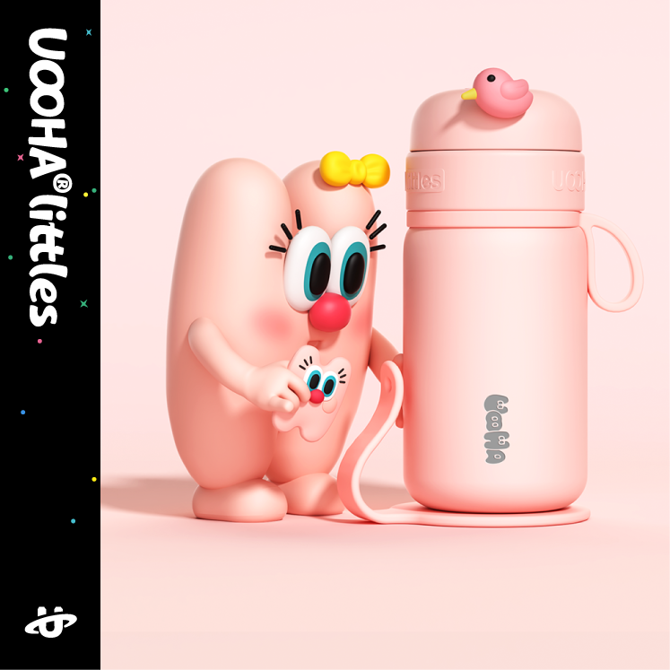 uooha迷你保温杯便携可爱包包