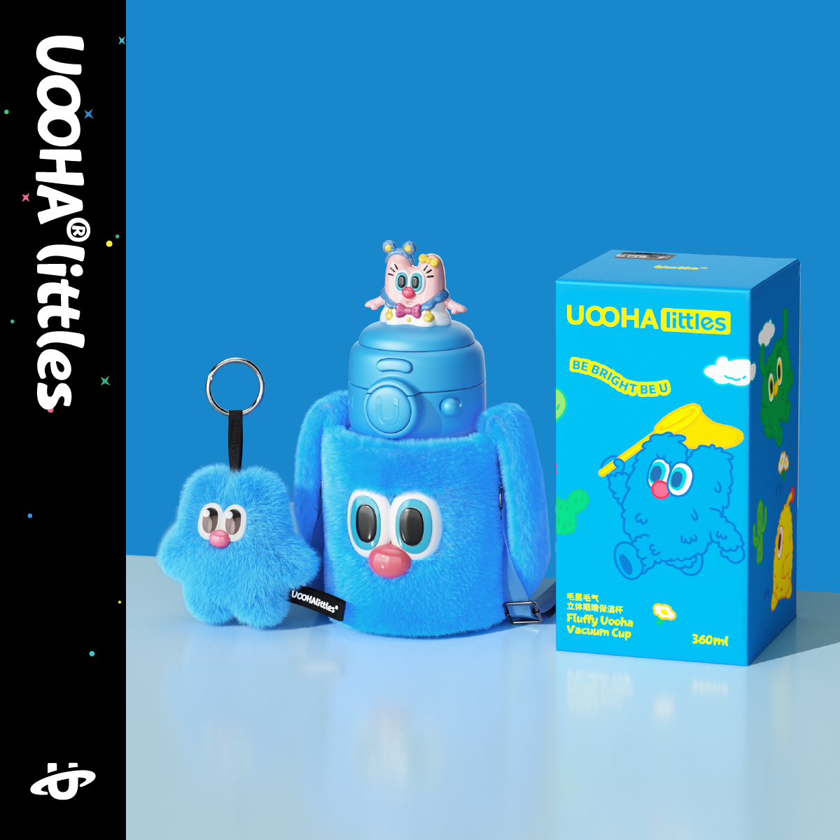 UOOHA毛里毛气立体眼睛保温杯可爱大容量高颜值儿童水杯生日礼物,餐饮具,保冷/保温杯,淘宝优惠券,粉丝福利购,淘宝优惠卷