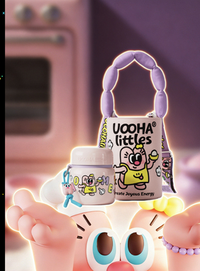 UOOHA欢乐时光宽口焖烧罐大口径316L不锈钢内胆大容量保温饭盒