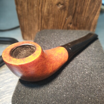 中古CHACOM石楠木光面烟斗 纹路美丽