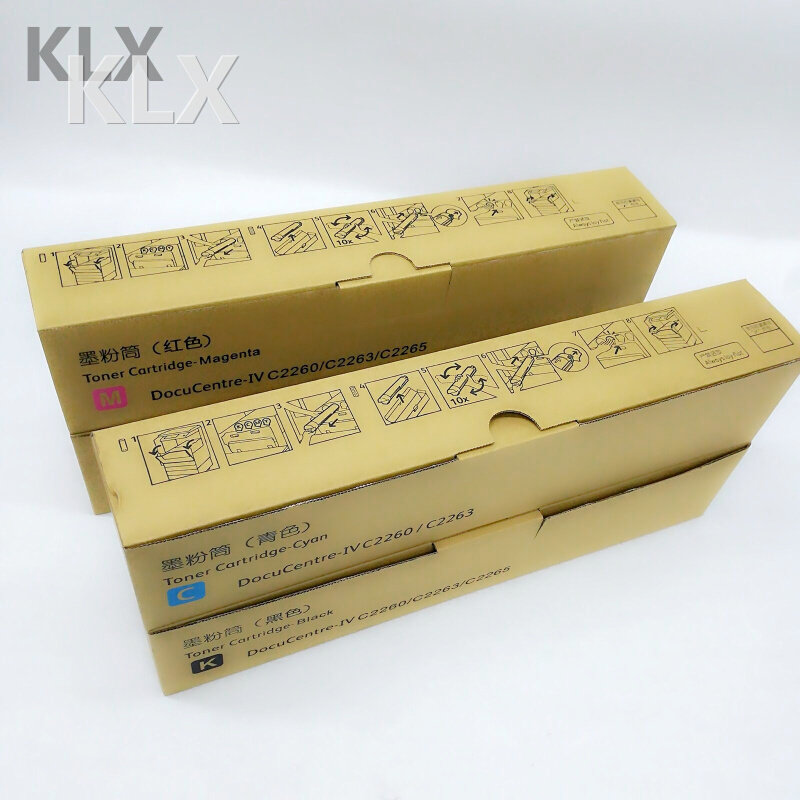 适用施乐C2260 C2263 C2265  复印机 粉盒 碳粉 彩粉
