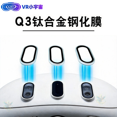 Quest3镜头膜Meta oculus quest 3钛合金钢化膜贴膜配件保护壳