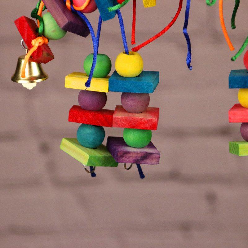 鹦鹉玩具鸟玩具鹦鹉彩色木块玩具咬啃242g,宠物/宠物食品及用品,鸟玩具,淘宝优惠券,粉丝福利购,淘宝优惠卷