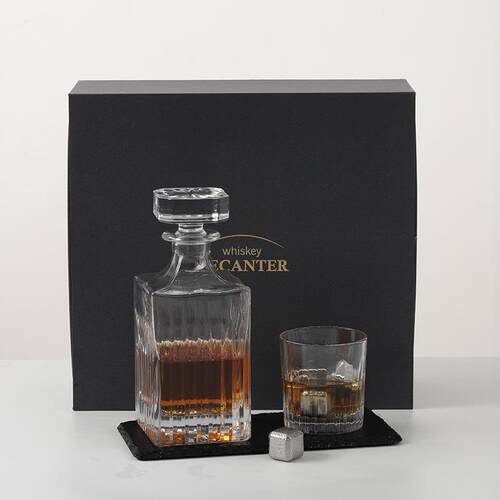 现货供应威士酒洋酒瓶 水晶樽忌玻璃酒樽洋酒杯3007套装XO洋酒酒