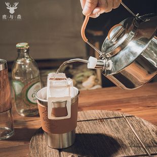 户外露营咖啡壶延长嘴硅胶冲嘴水壶便携转换嘴壶嘴导流细不锈钢手