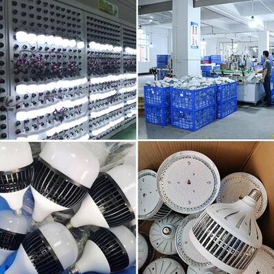 ED灯L泡E27接口球泡50W房60W8W护眼水滴球泡厂仓库照明工业0稳定
