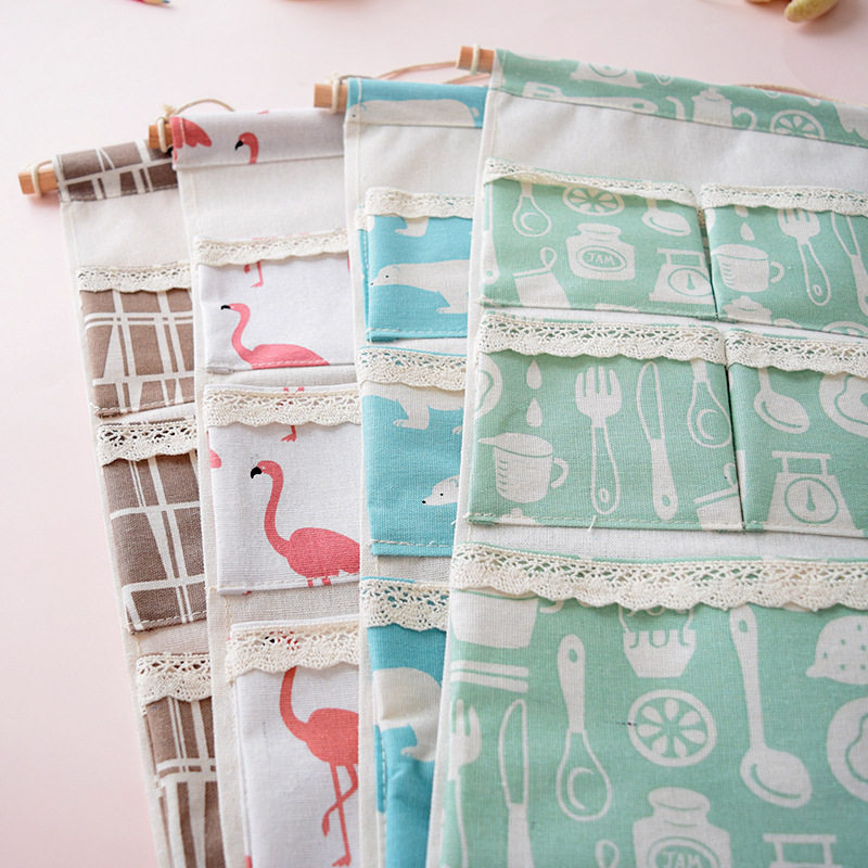 多层布艺棉麻收纳袋星期八壁挂式衣柜置杂物兜墙袋袋物家用挂宿舍,收纳整理,收纳挂袋,淘宝优惠券,粉丝福利购,淘宝优惠卷