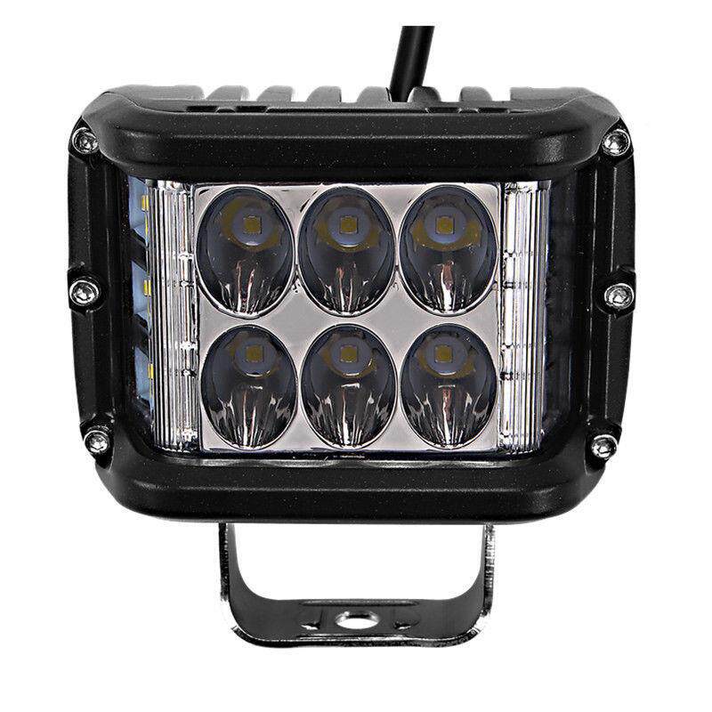 0W行 45W LED三面发光作6灯 侧RS面发光工日灯牧马人射灯越野改装
