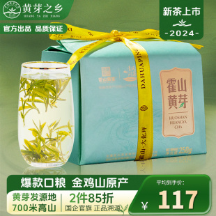 2024新茶上市霍山黄芽黄茶正宗清香大化坪高山非特级黄牙茶叶250g