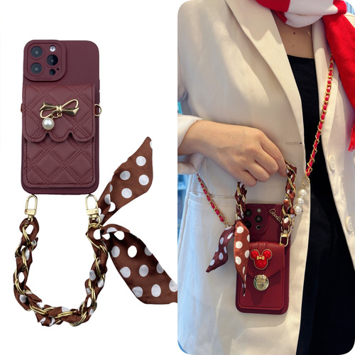 女款全包硅胶软壳时尚斜挎防摔