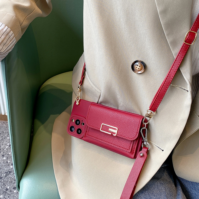 reno8斜跨手机壳卡包保护套