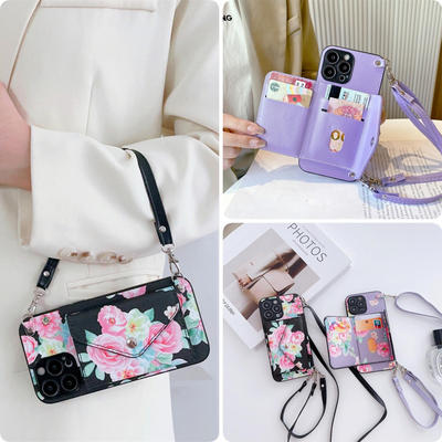 女款全包硅胶软壳时尚斜挎防摔