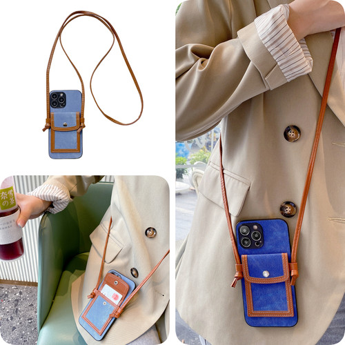 女款全包硅胶软壳时尚斜挎防摔