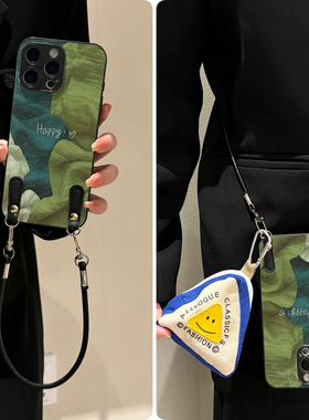 vivo适用X300手机200壳mini斜plus挎s19莫兰迪100pro硅iqoo12胶ultra全8包7防6摔5/neo/3/4女g/z/0/t/9/2/1/y