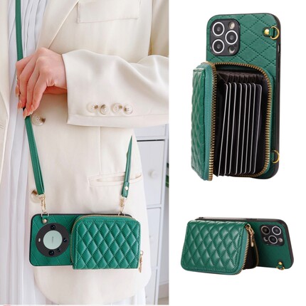 华为mate70pro+零钱包p60卡包p手机壳+适用nova11新款12女斜i挎0皮s质e高m级1时9尚8定7制6超5薄4火3简g约z