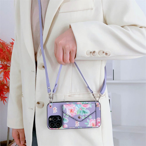 oppo新款零钱包斜挎防摔手机壳