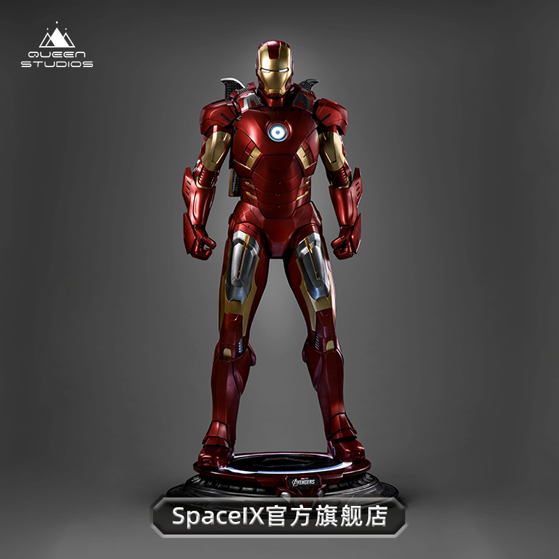 漫威官方钢铁侠Mark71/1全身像