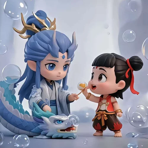 哪吒之魔童闹海敖丙各种版本20个文件STL3D打印模型手办装饰礼物