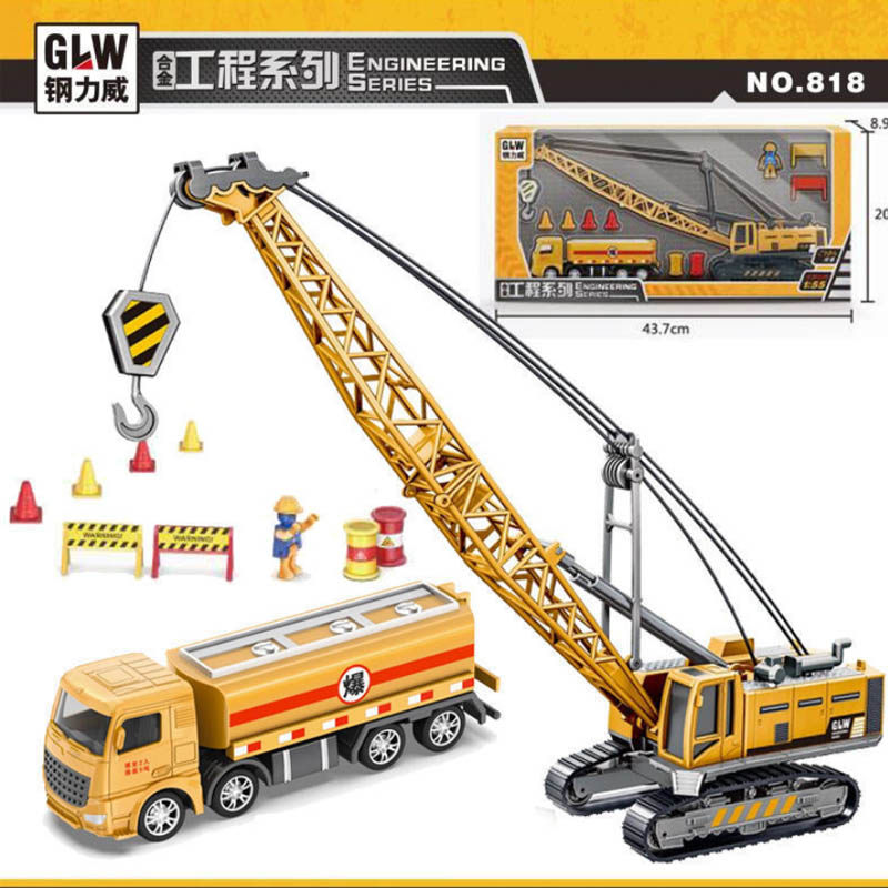玩具套装仿真挖掘机合金工程车